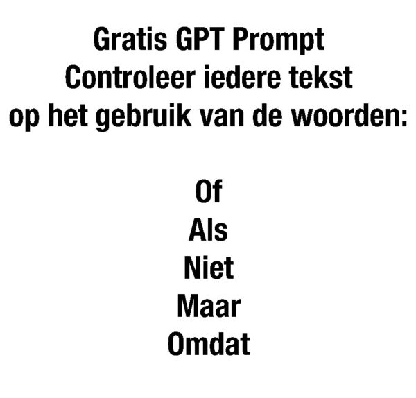 Sterke woorden GPT (handleiding)